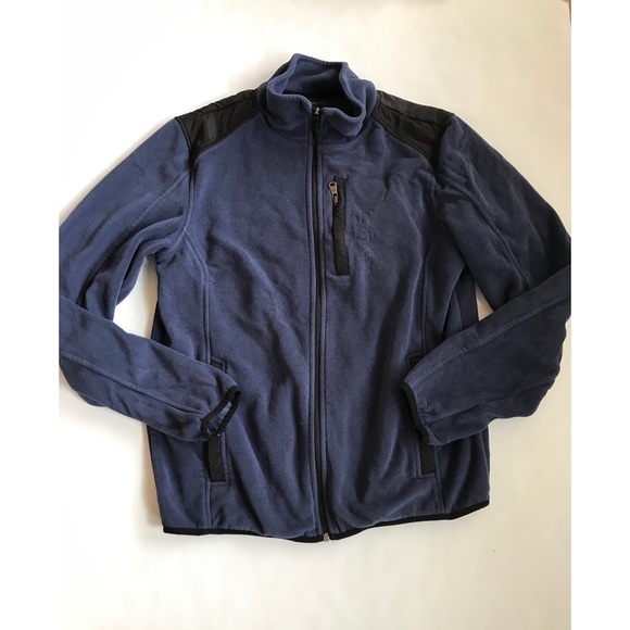 Calvin Klein Men’s Navy Zip Up Jacket Size Small - Picture 3 of 6